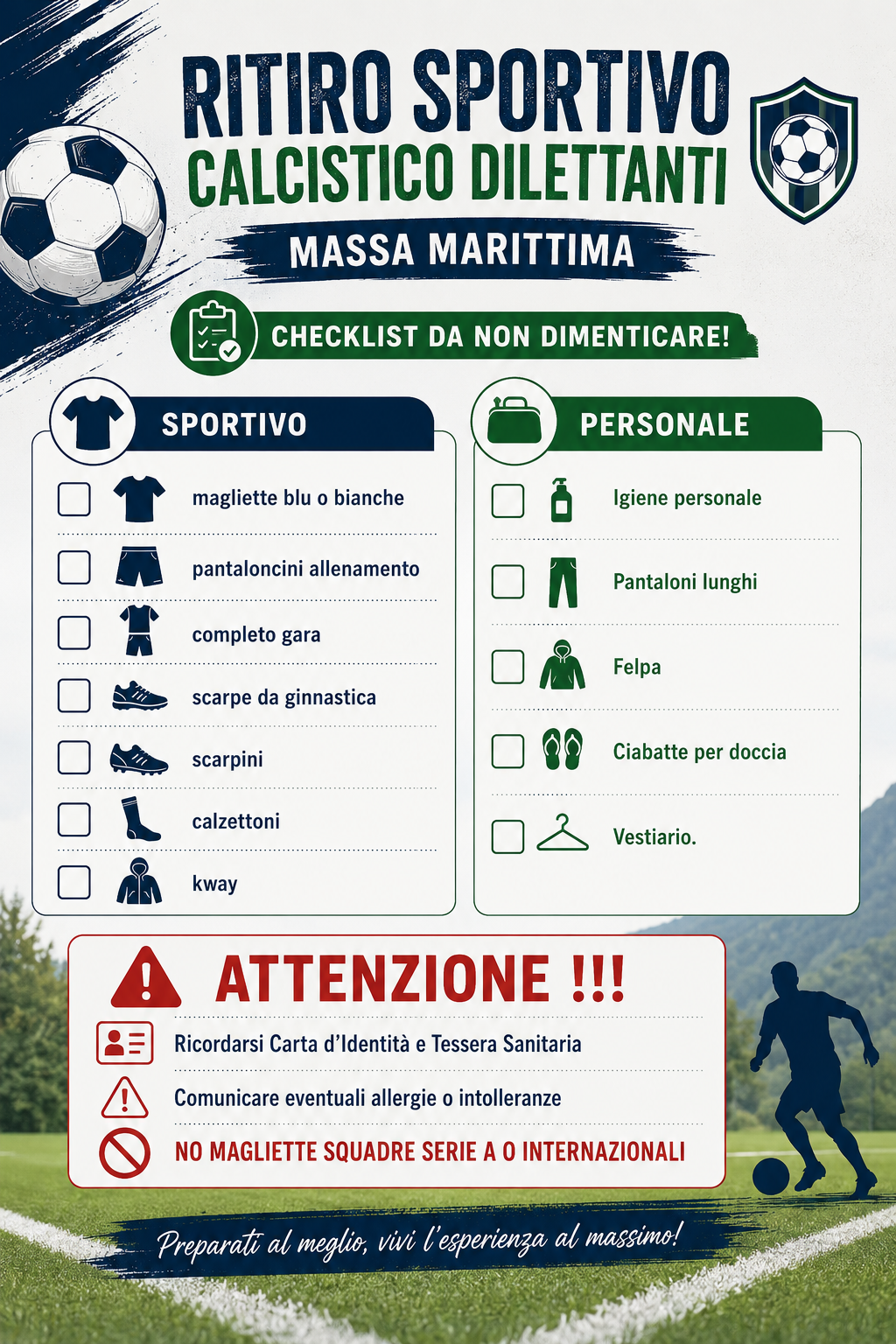!!! INFORMAZIONI !!! RITIRO MASSA MARITTIMA