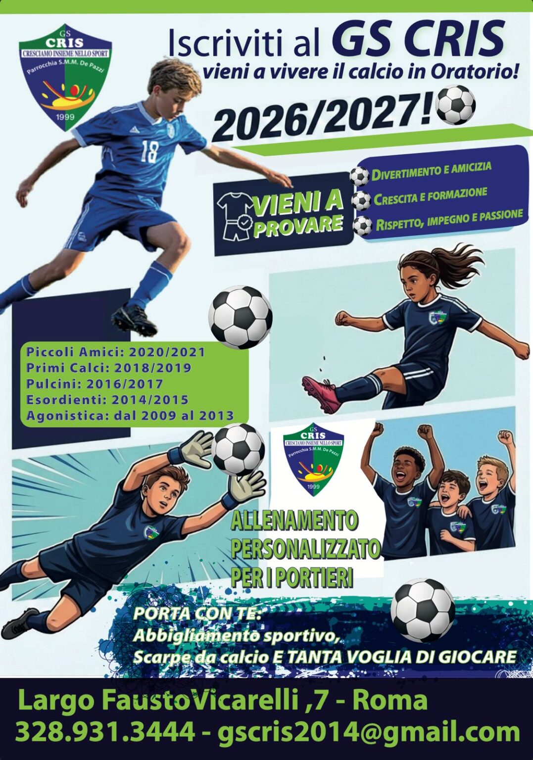 Aperte le iscrizioni per la stagione 2026/2027